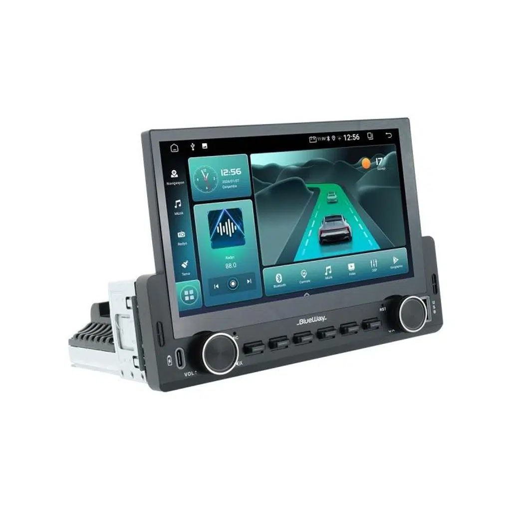 BLUEWAY BS-117A 2+32 TEKDİN 7" MULTİMEDYA APPLE CARPLAY ANDROID EKRAN BLUEWAY BS-117A 2+32 TEKDİN 7" MULTİMEDYA APPLE CARPLAY ANDROID EKRAN
