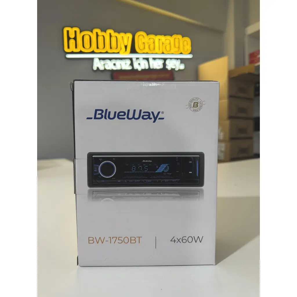 BLUEWAY BW-1750BT OTO TEYP USB AUX BLUETTOTH HIZLI ŞARJ