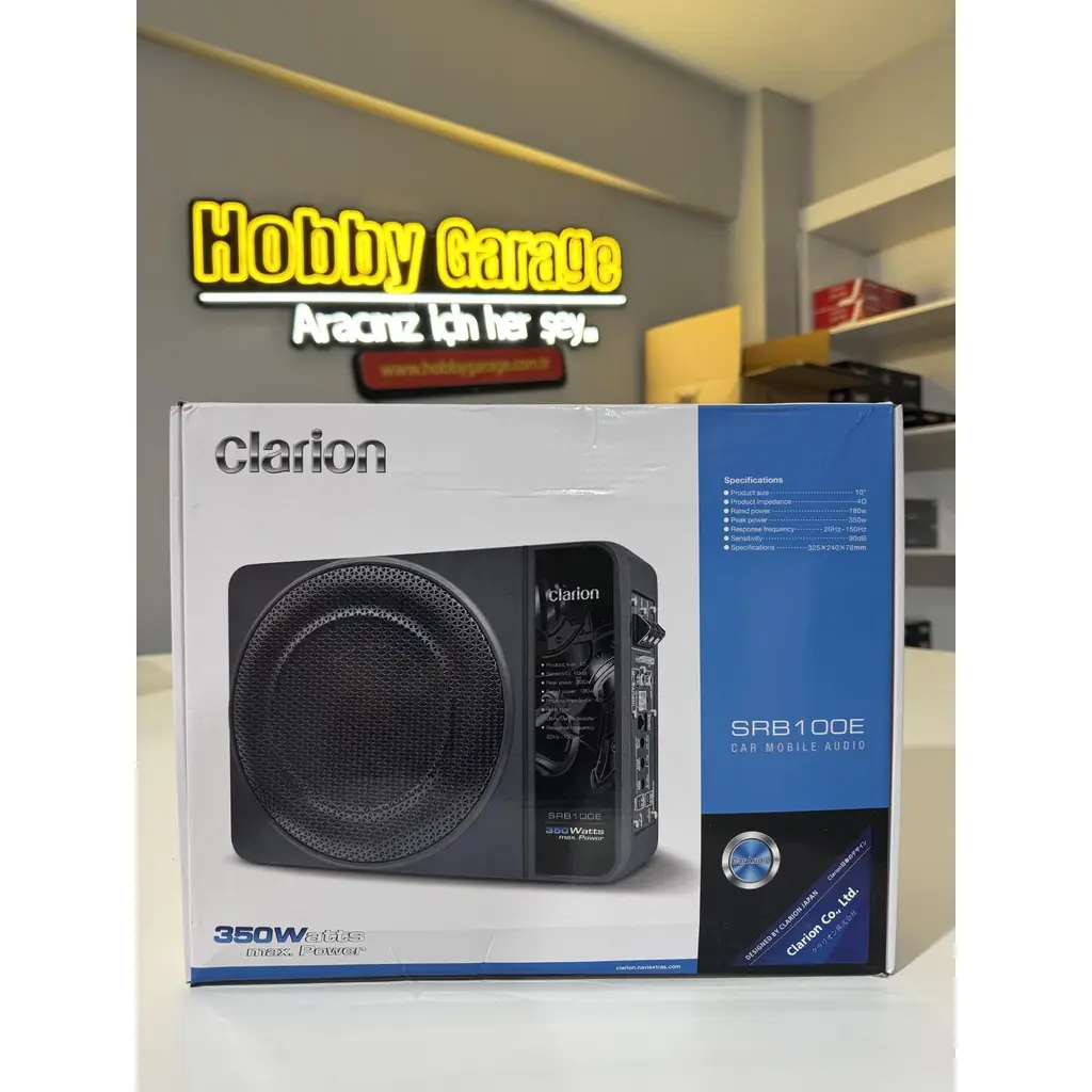 CLARİON SRB-100E KOLTUK ALTI SUBWOOFER 20CM