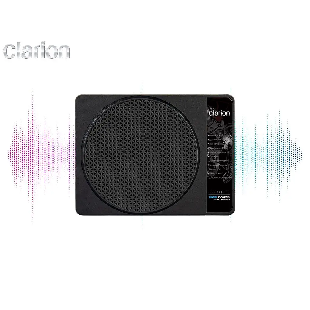 CLARİON SRB-100E KOLTUK ALTI SUBWOOFER 20CM CLARİON SRB-100E KOLTUK ALTI SUBWOOFER 20CM