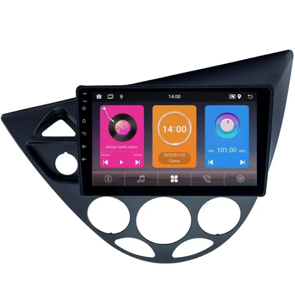 Ford Focus 1 Android Multimedya Sistemi (1999-2004) for-x 6/128